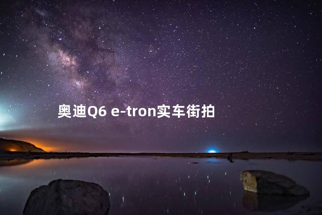 奥迪Q6 e-tron实车街拍